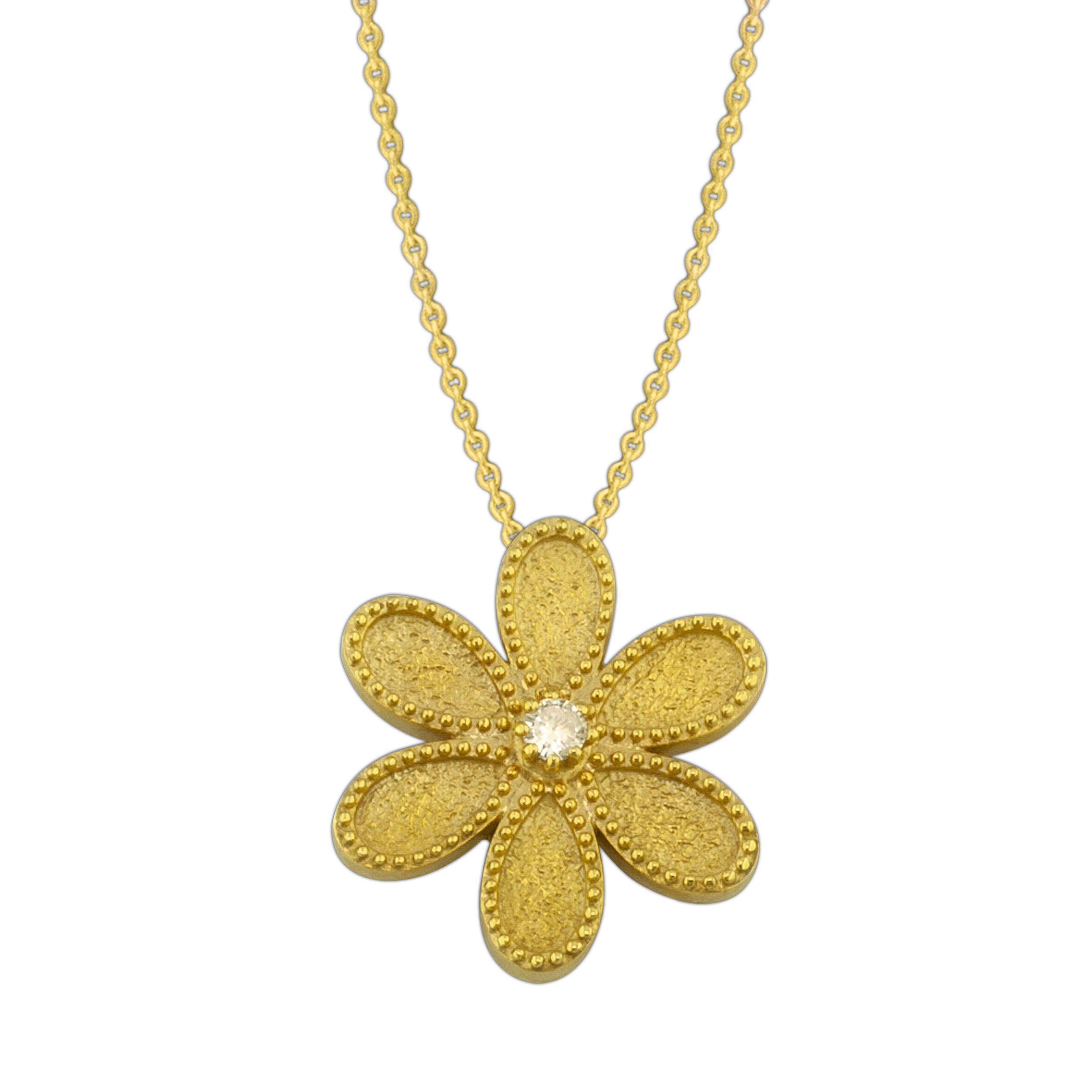 Classical flower pendant women's jewellery