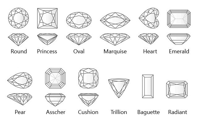 Diamond deals shaped stone