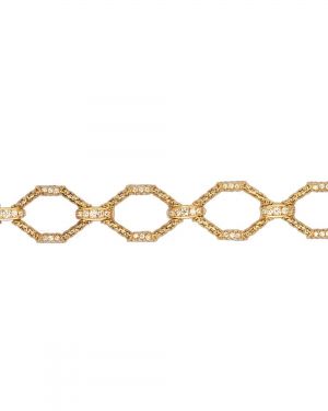gold chain bracelet with diamonds