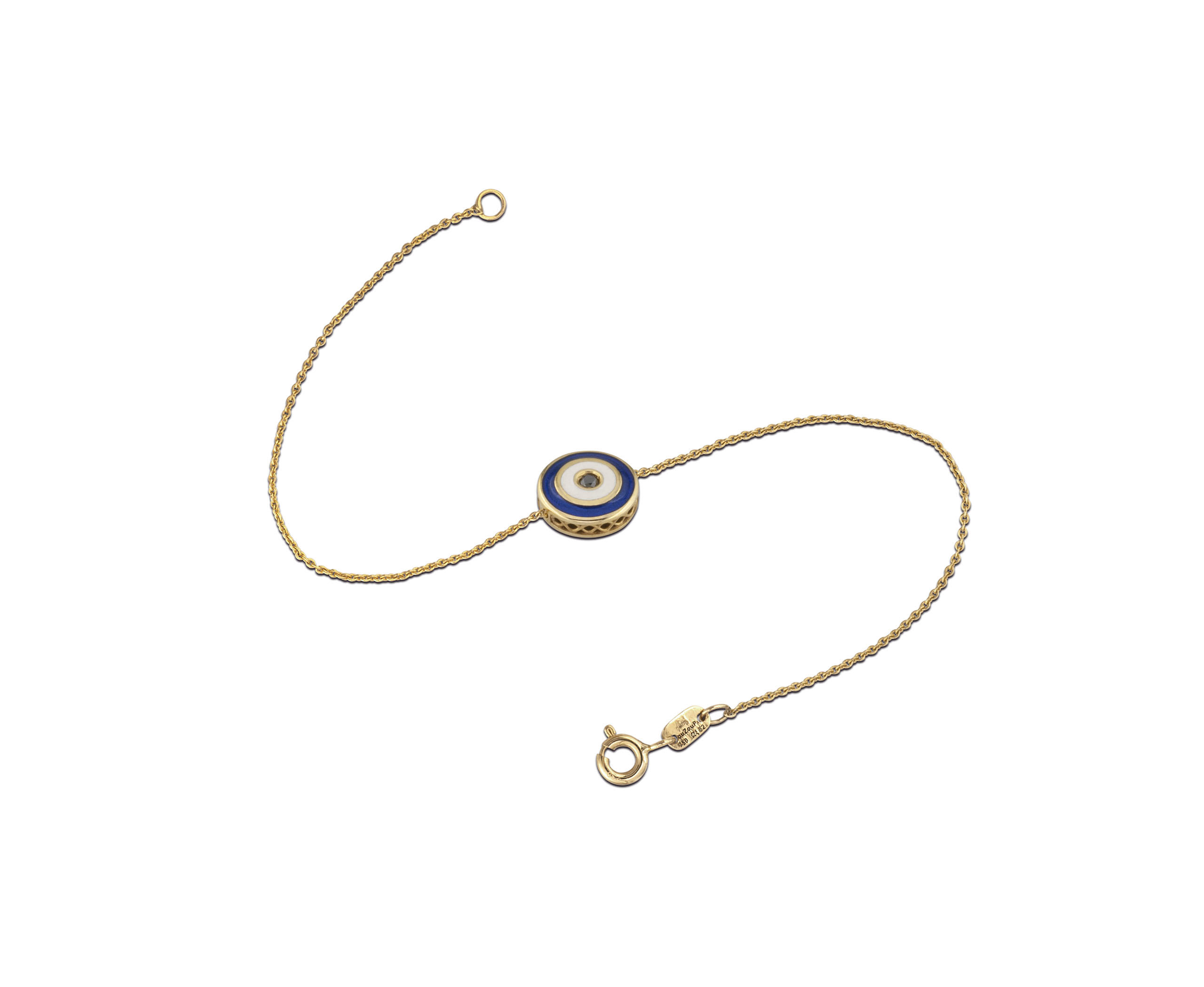 Eye (mataki) gold bracelet
