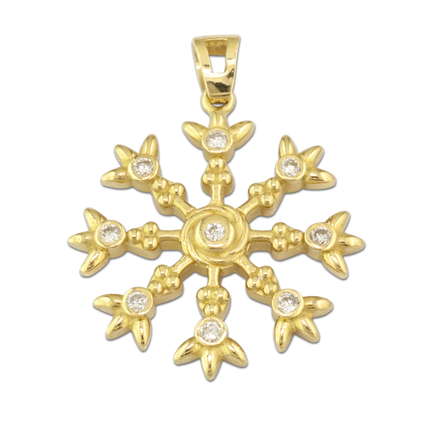 gold christmas necklace with diamonds